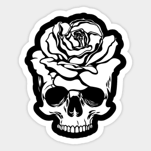 SKULL ROSE SKELETON - 2.0 Sticker